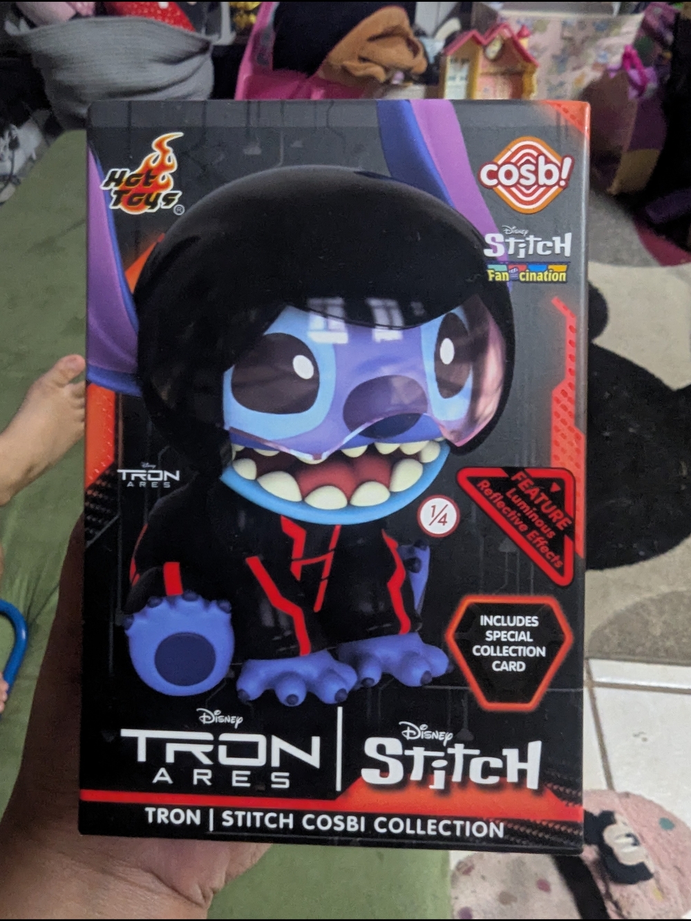 Disney Stitch Cosbi TRON Ares Figure by Hot Toys